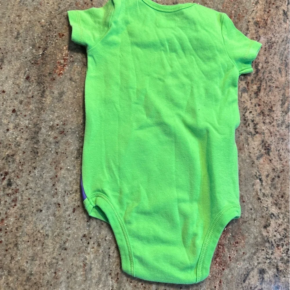 Marvel Hulk Green and Purple Baby One-Piece